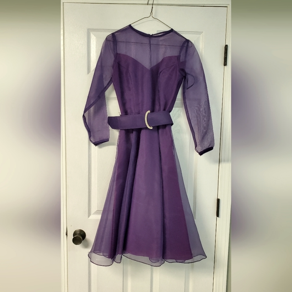 Beautiful women's formal or semi formal dress mid length dress